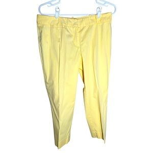 Talbots 8p Cropped Pants in Butter Yellow